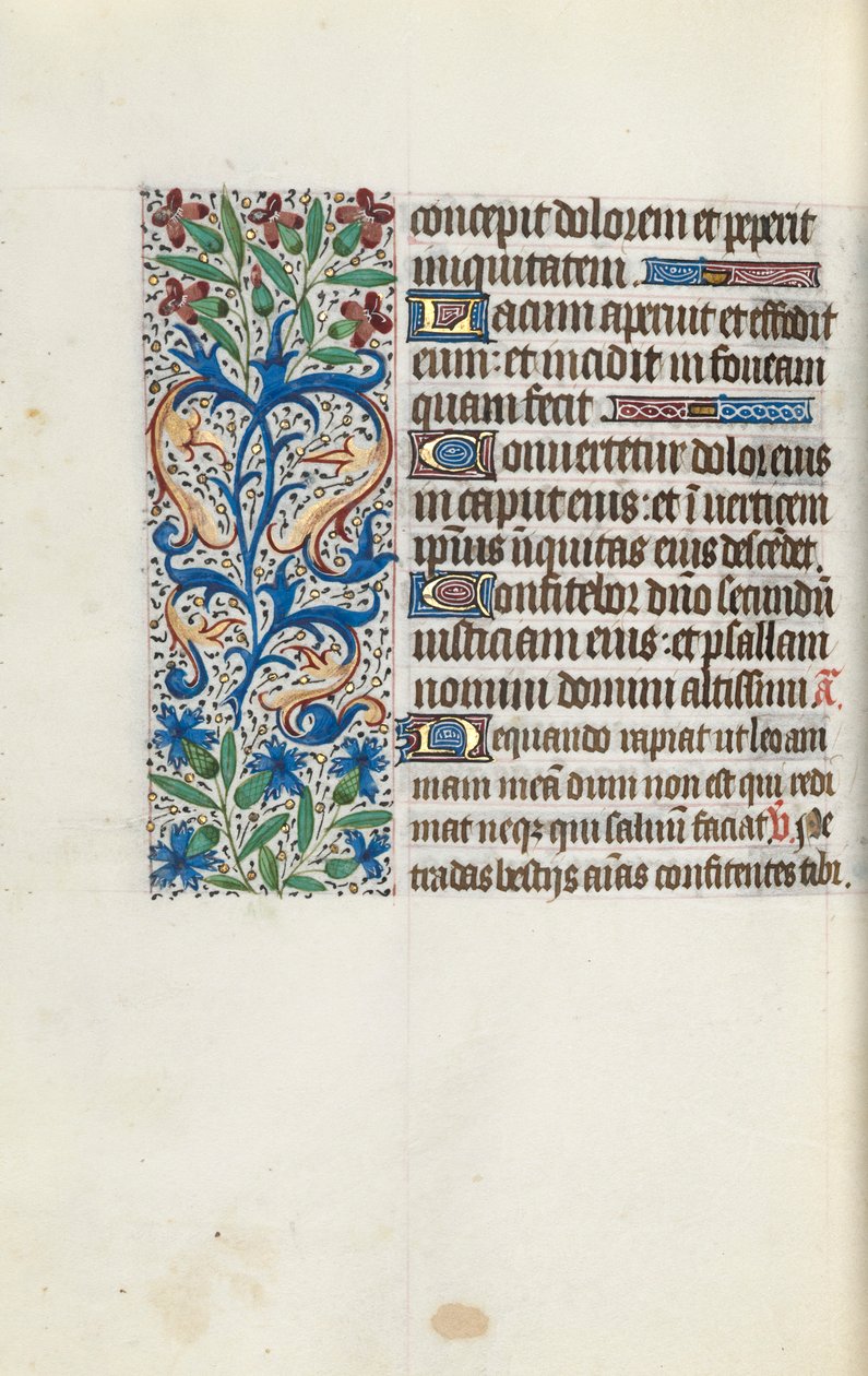 Book of Hours Use of Rouen: fol. 114v, c. 1470 by Master of the Geneva Latini