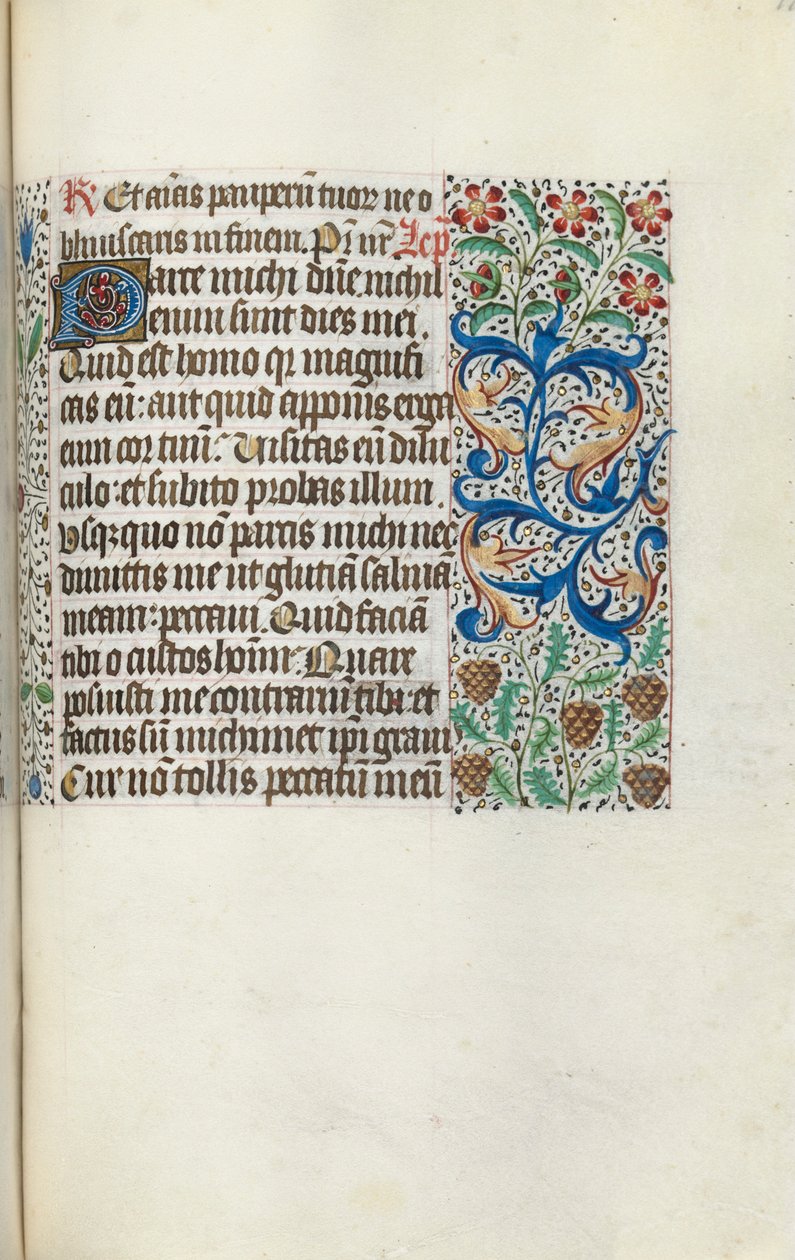 Book of Hours Use of Rouen: fol. 115r, c. 1470 by Master of the Geneva Latini