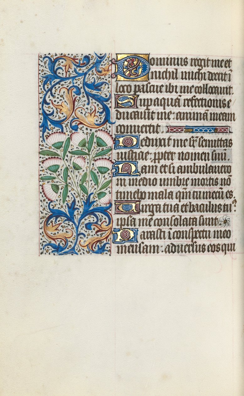 Book of Hours Use of Rouen: fol. 117v, c. 1470 by Master of the Geneva Latini