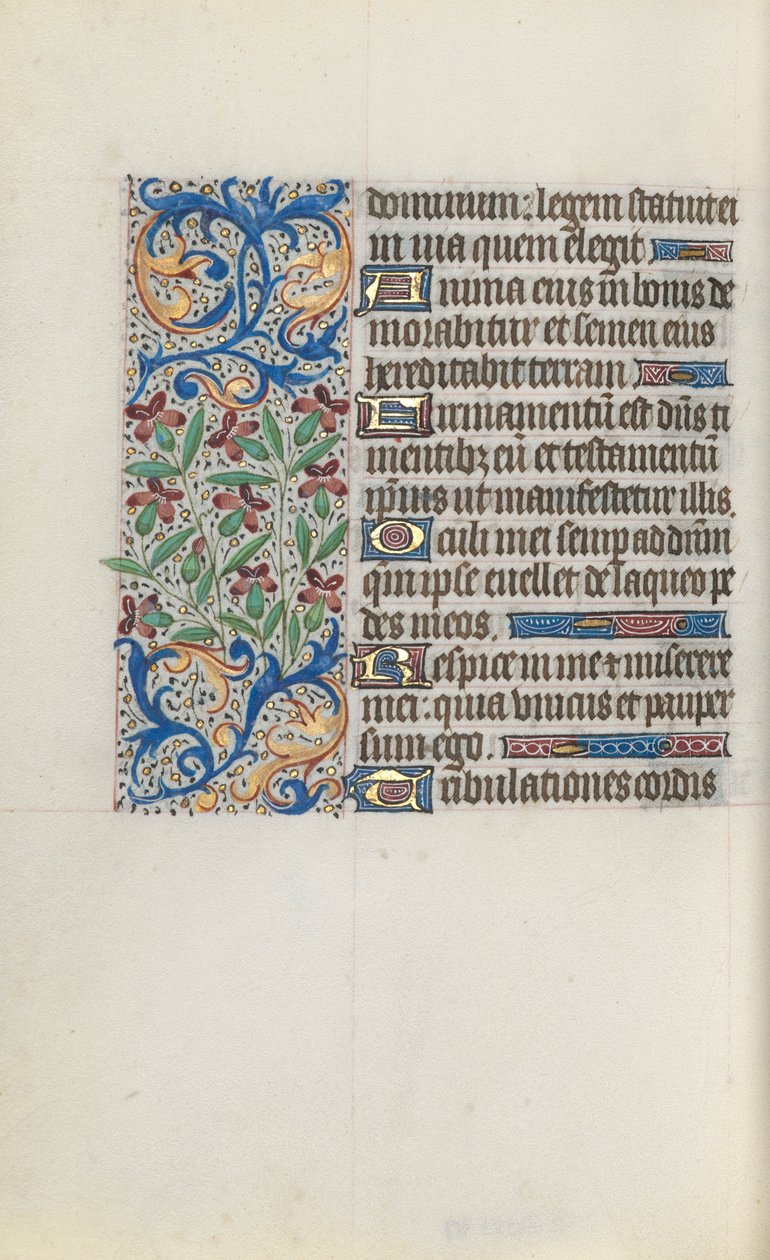 Book of Hours Use of Rouen: fol. 119v, c. 1470 by Master of the Geneva Latini