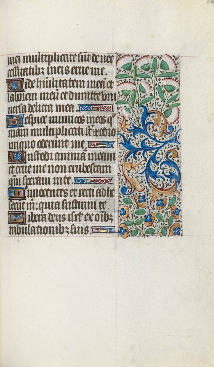 Book of Hours Use of Rouen: fol. 120r by Master of the Geneva Latini