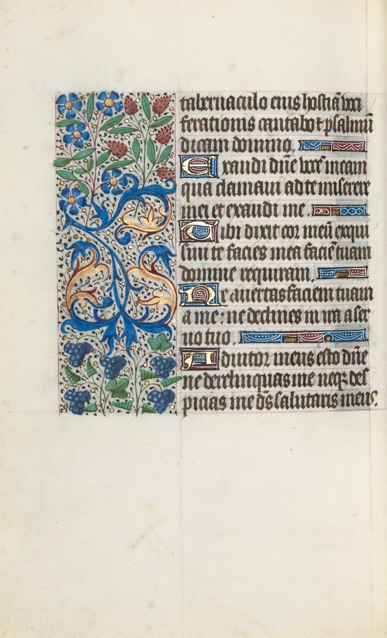 Book of Hours Use of Rouen: fol. 121v, c. 1470 by Master of the Geneva Latini