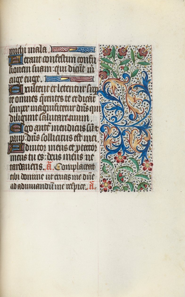 Book of Hours Use of Rouen: fol. 127r by Master of the Geneva Latini