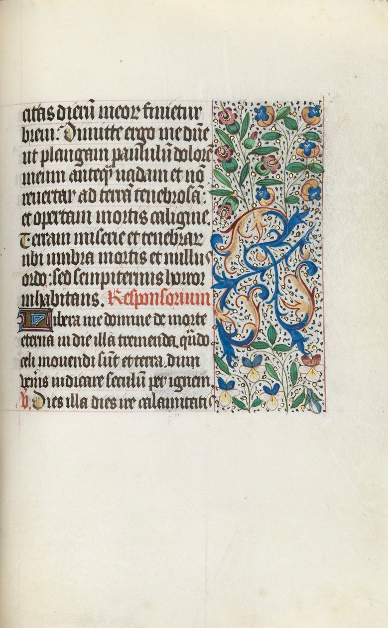 Book of Hours Use of Rouen: fol. 133r by Master of the Geneva Latini