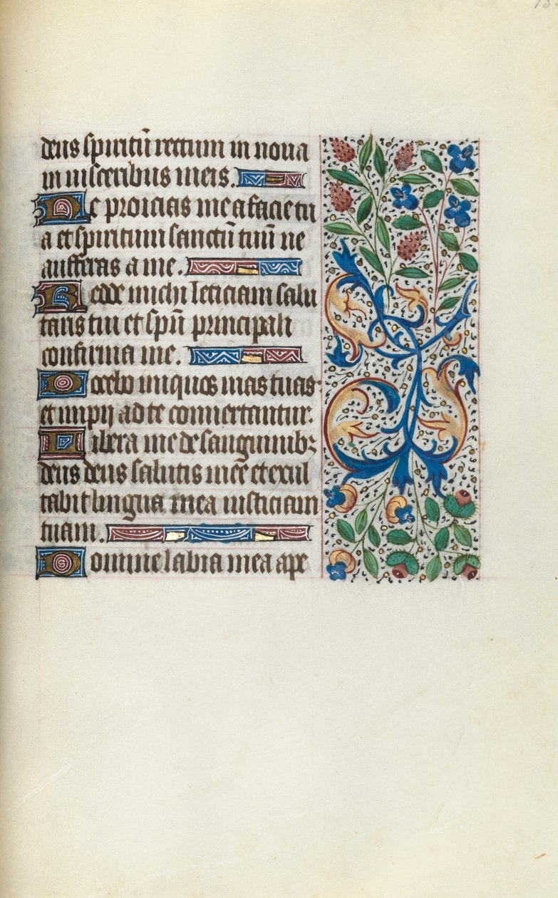 Book of Hours Use of Rouen: fol. 135r by Master of the Geneva Latini