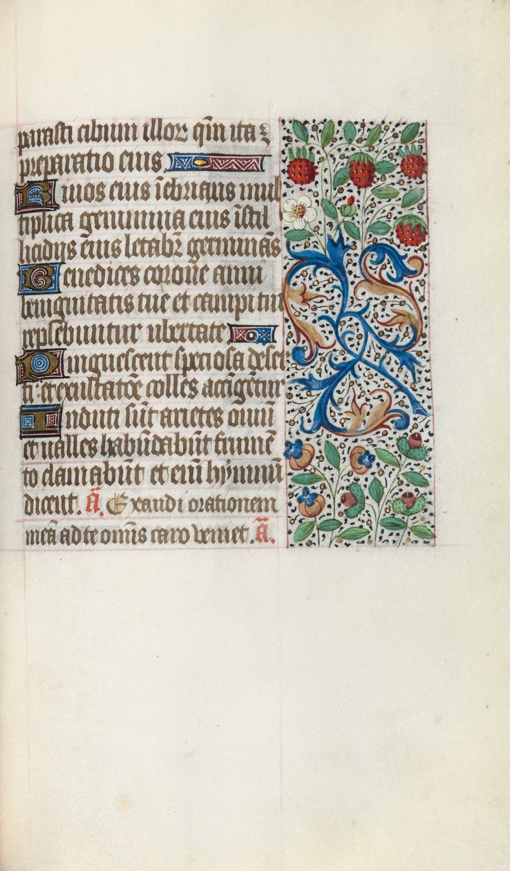 Book of Hours Use of Rouen: fol. 137r, c. 1470 by Master of the Geneva Latini