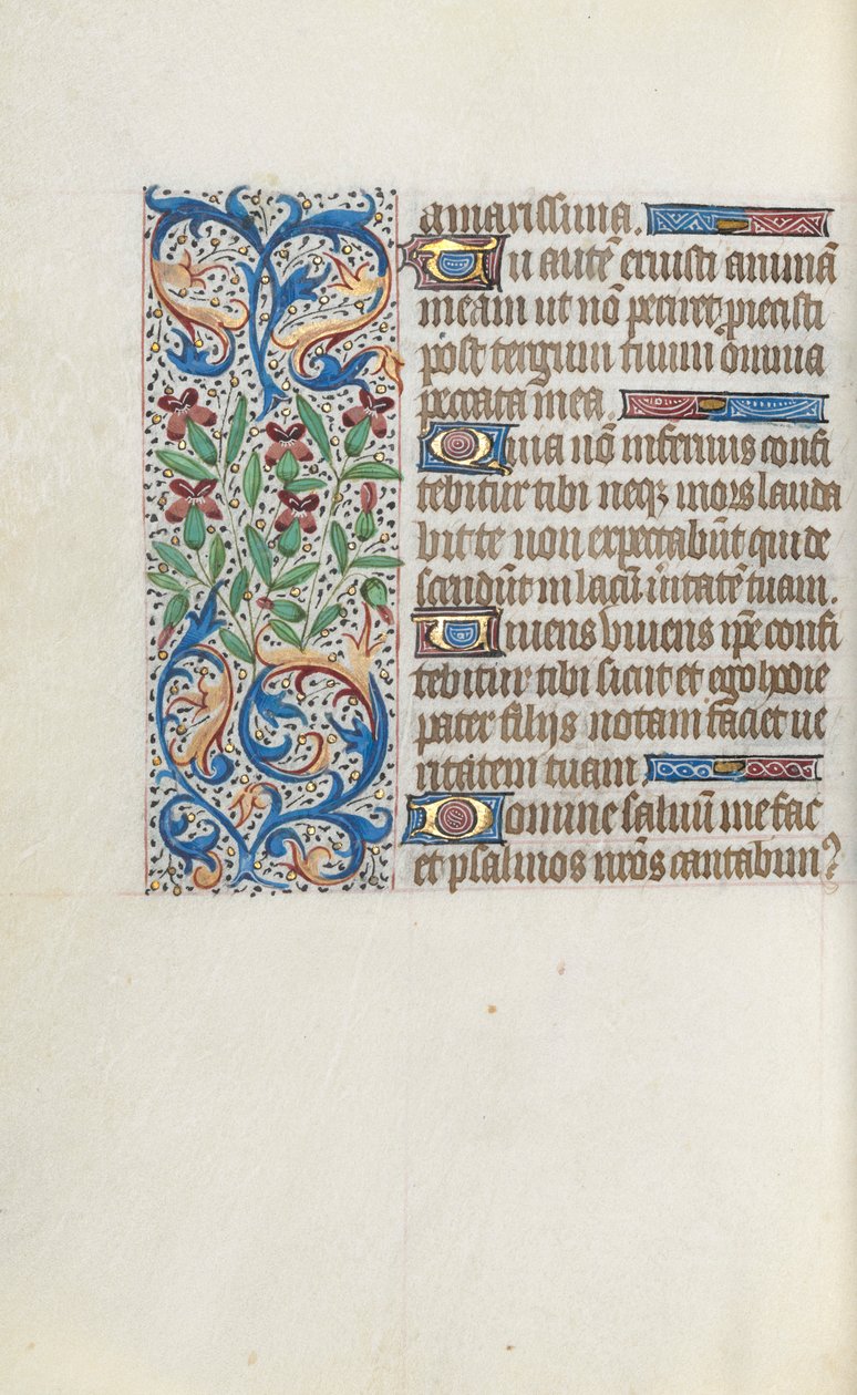 Book of Hours Use of Rouen: fol. 140v by Master of the Geneva Latini