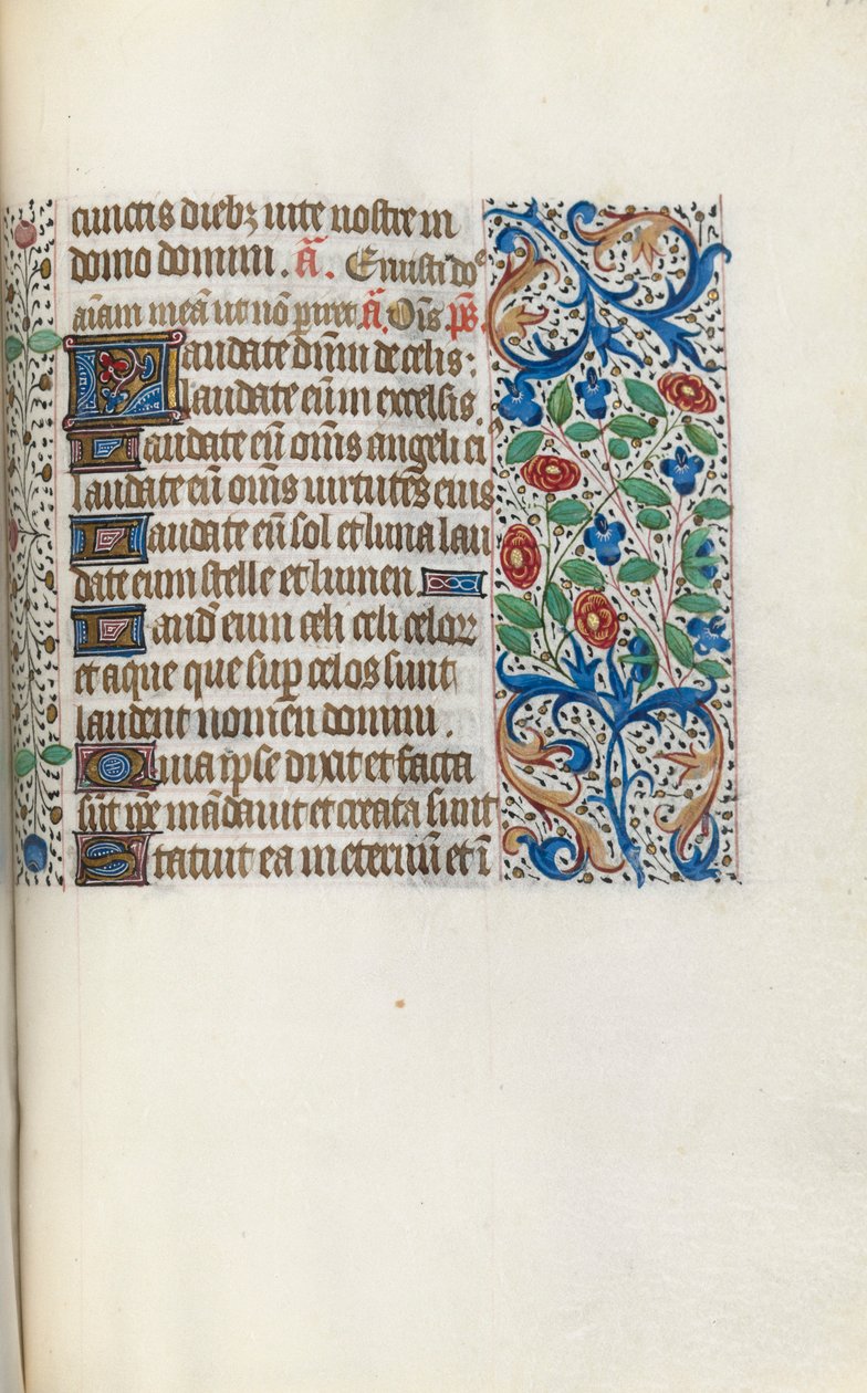 Book of Hours Use of Rouen: fol. 141r by Master of the Geneva Latini