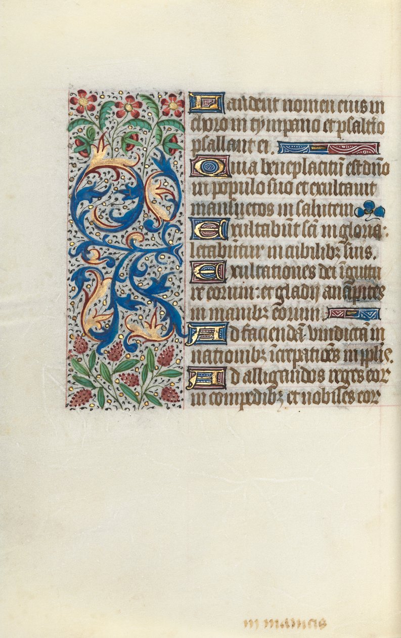 Book of Hours Use of Rouen: fol. 142v, c. 1470 by Master of the Geneva Latini