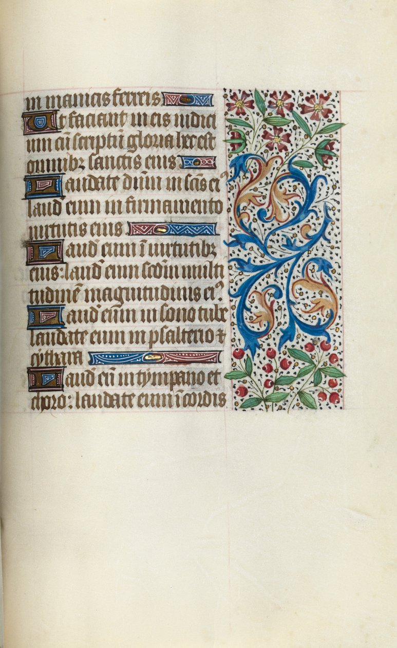 Book of Hours Use of Rouen: fol. 143r by Master of the Geneva Latini