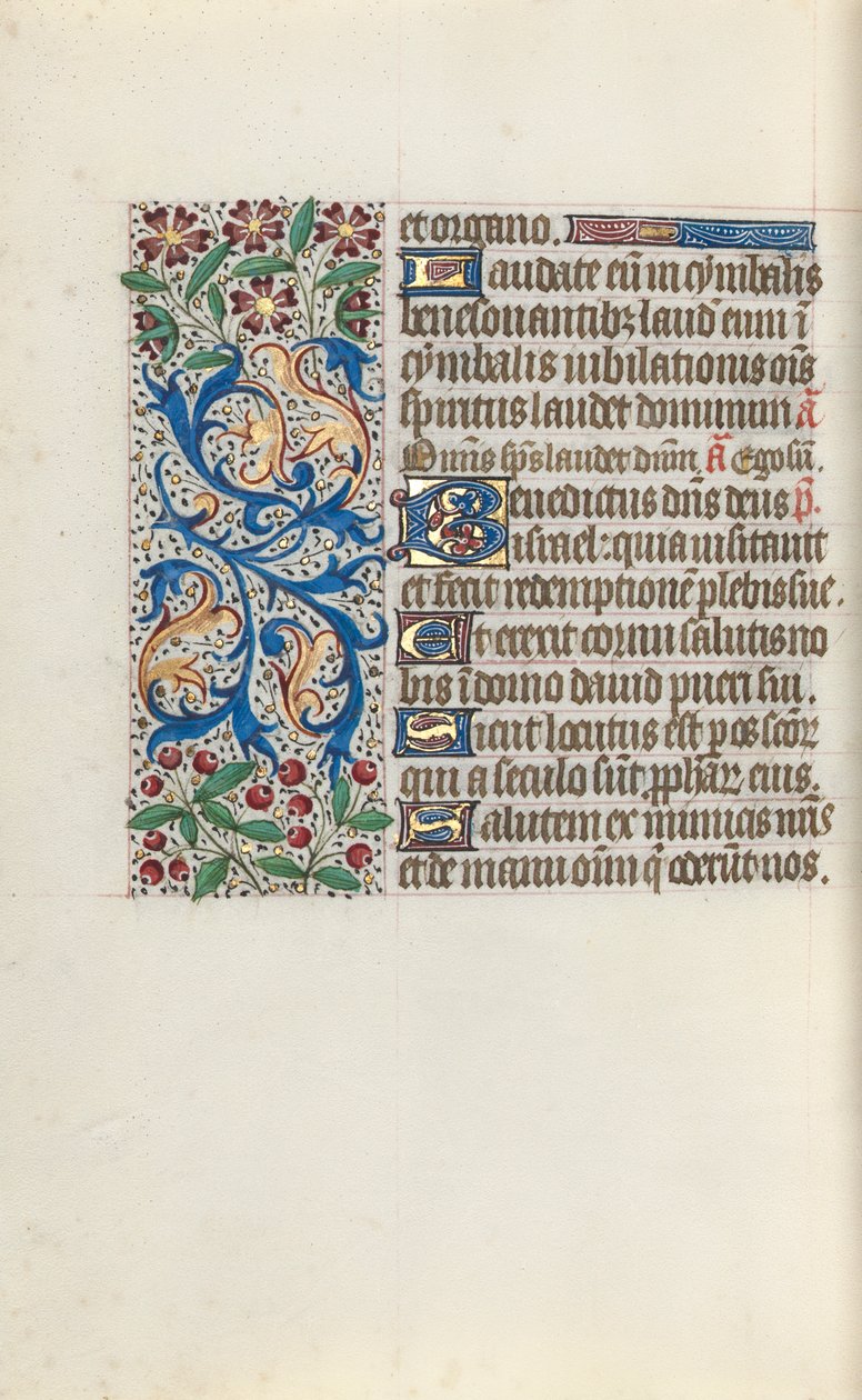 Book of Hours Use of Rouen: fol. 143v by Master of the Geneva Latini