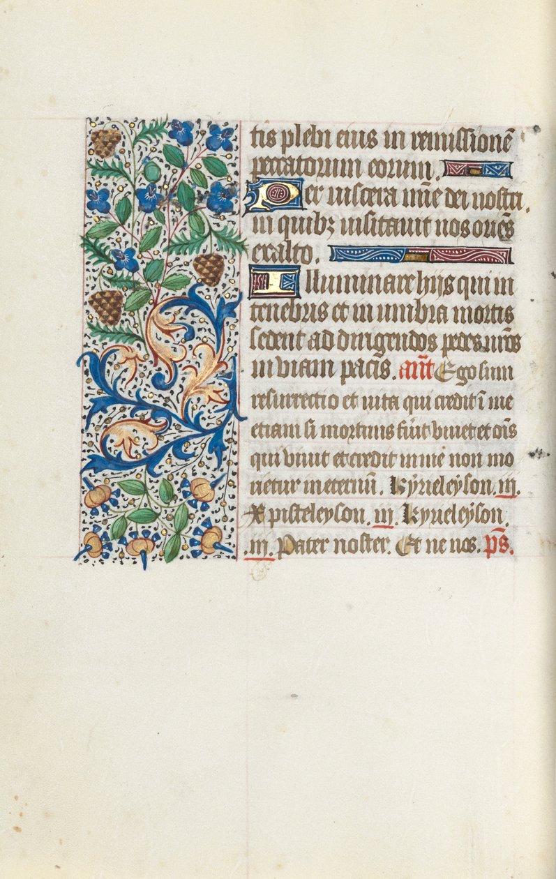 Book of Hours Use of Rouen: fol. 144v by Master of the Geneva Latini