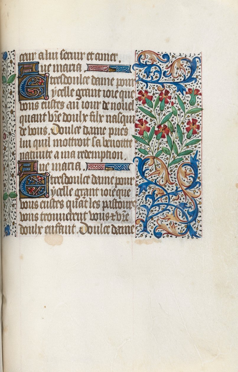 Book of Hours Use of Rouen: fol. 148r, c. 1470 by Master of the Geneva Latini