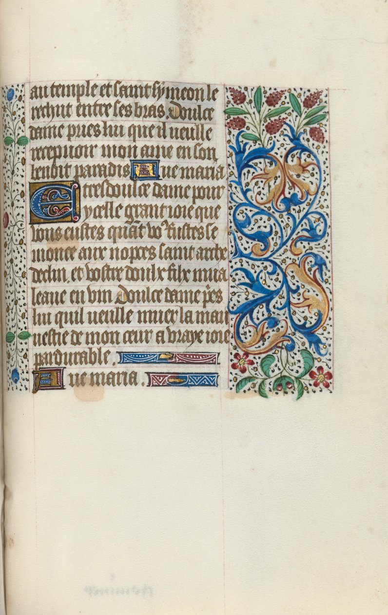 Book of Hours Use of Rouen: fol. 149r by Master of the Geneva Latini