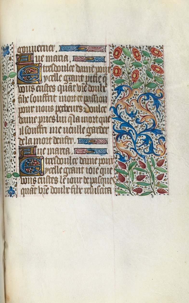 Book of Hours Use of Rouen: fol. 150r by Master of the Geneva Latini