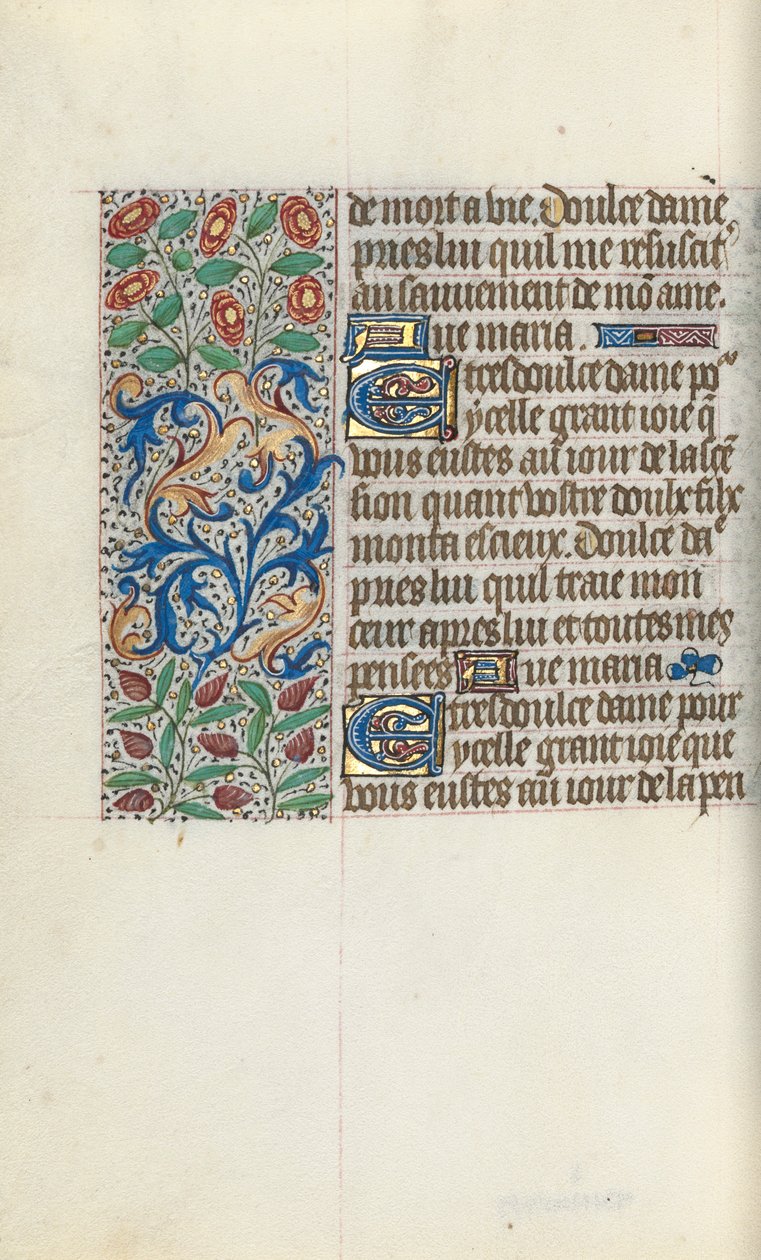 Book of Hours Use of Rouen: fol. 150v by Master of the Geneva Latini