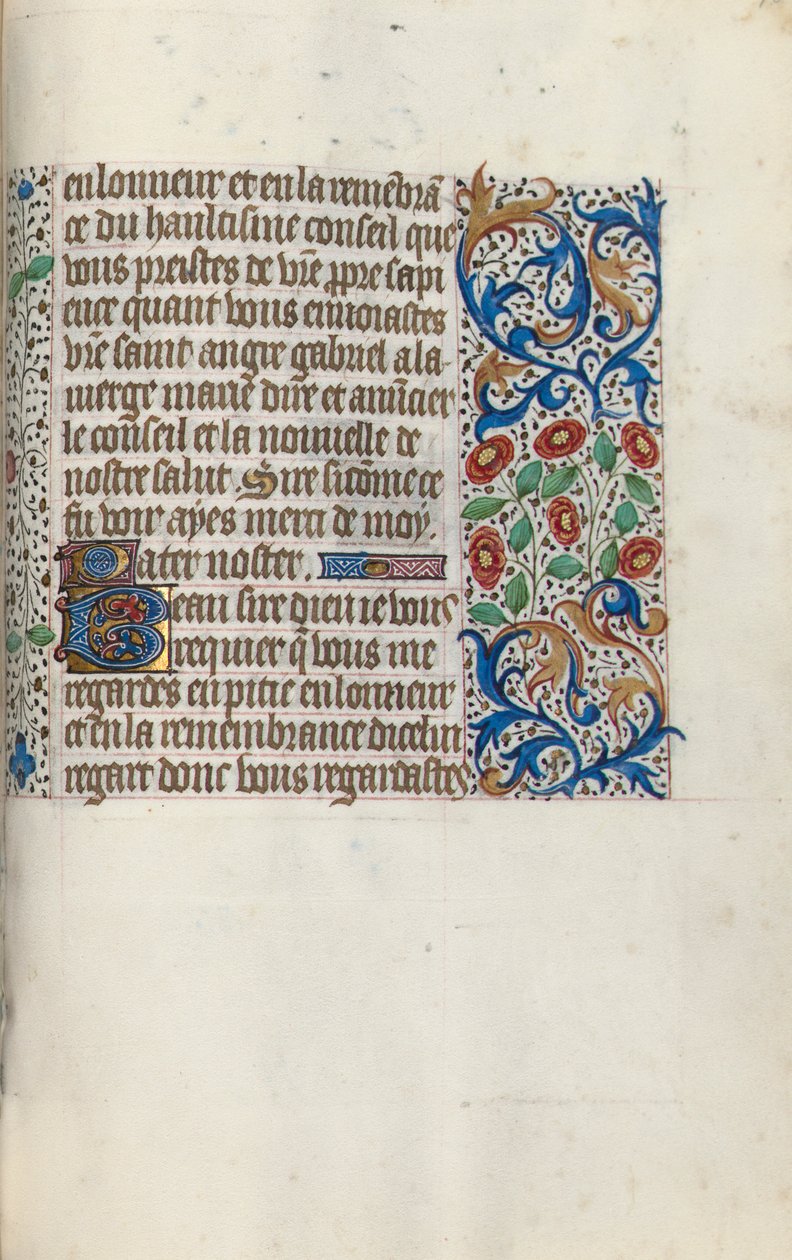Book of Hours Use of Rouen: fol. 152r by Master of the Geneva Latini