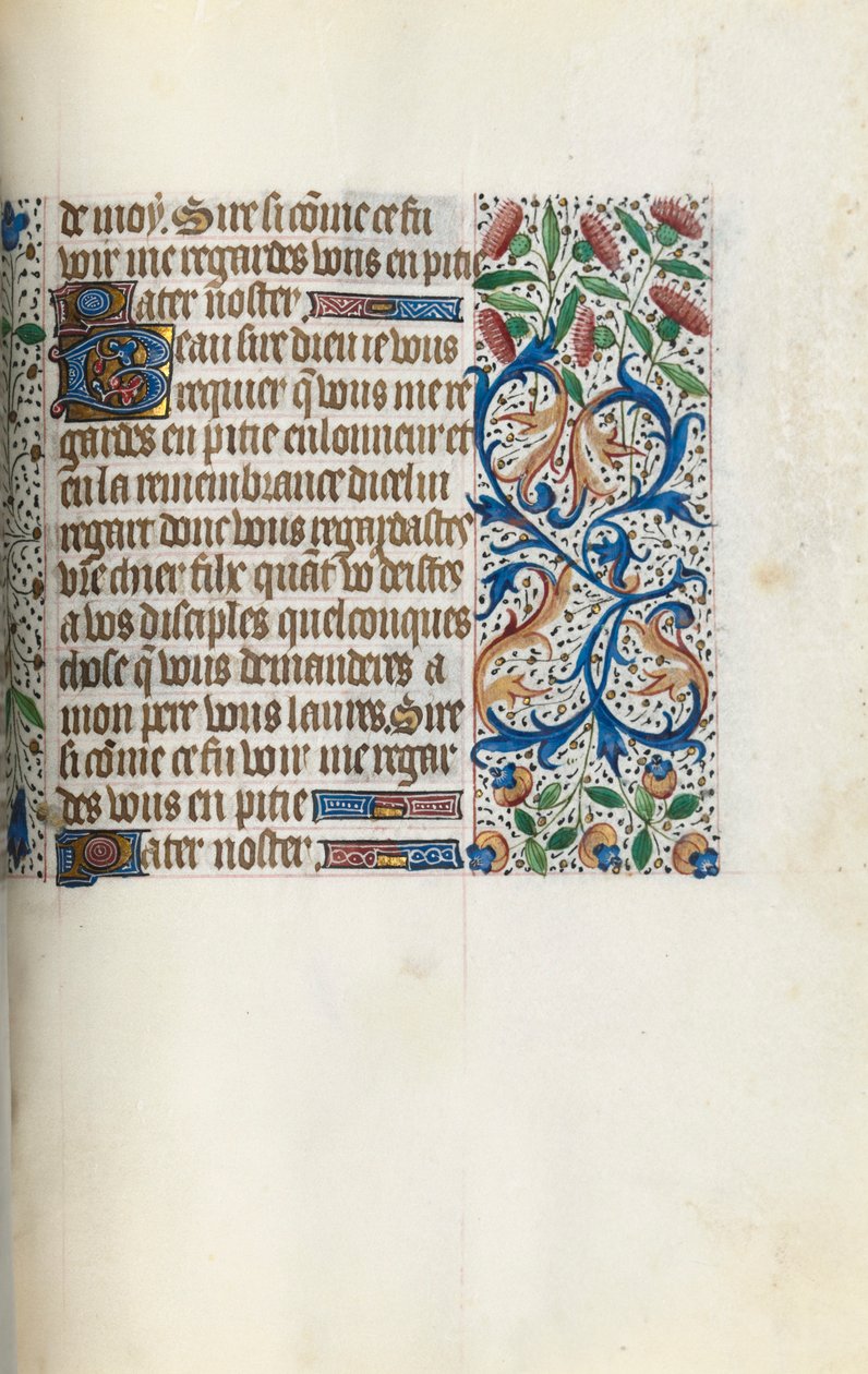 Book of Hours Use of Rouen: fol. 153r by Master of the Geneva Latini