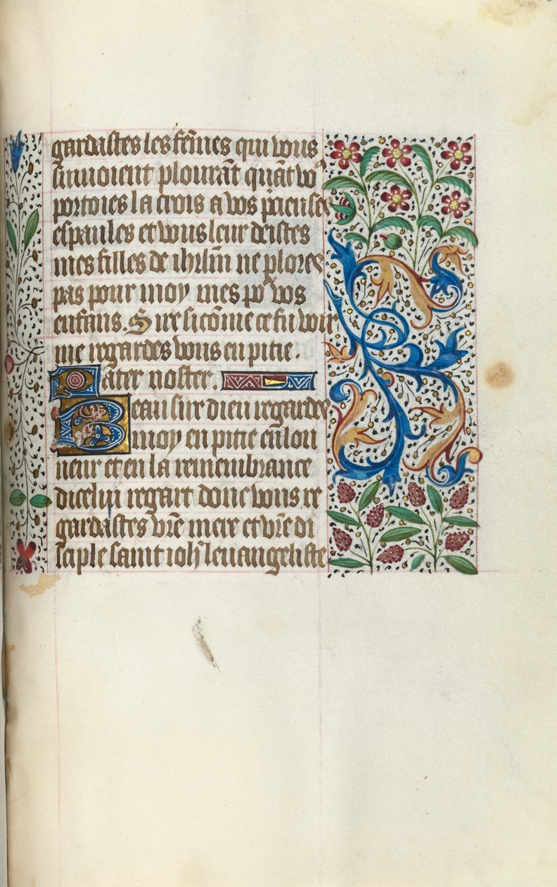 Book of Hours Use of Rouen: fol. 154a, c. 1470 by Master of the Geneva Latini