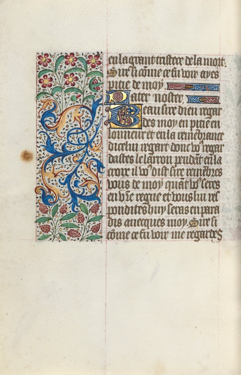 Book of Hours Use of Rouen: fol. 154v by Master of the Geneva Latini