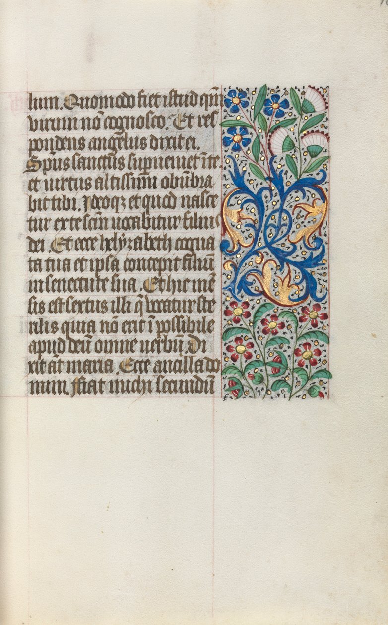 Book of Hours Use of Rouen: fol. 16r by Master of the Geneva Latini