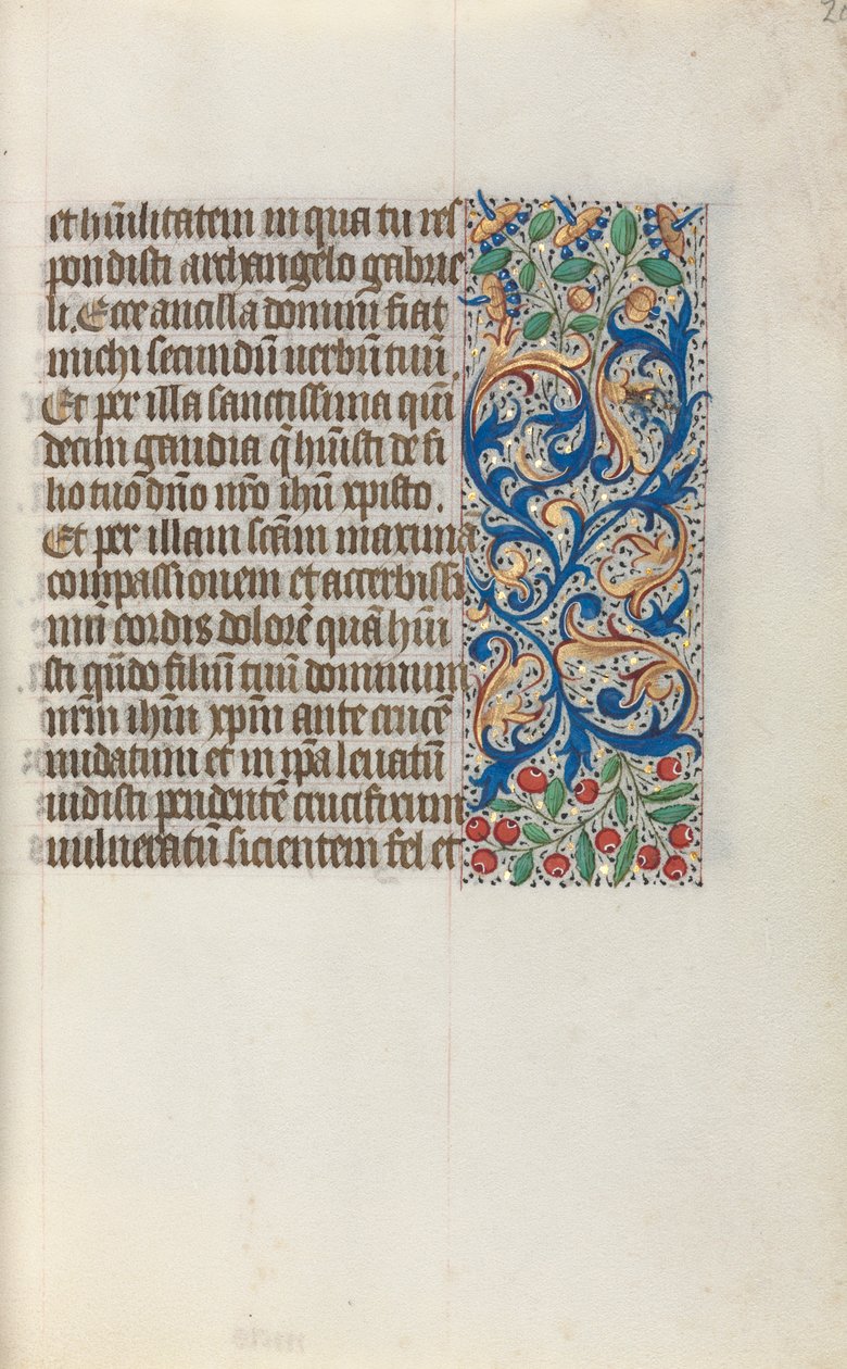 Book of Hours Use of Rouen: fol. 20r, c. 1470 by Master of the Geneva Latini