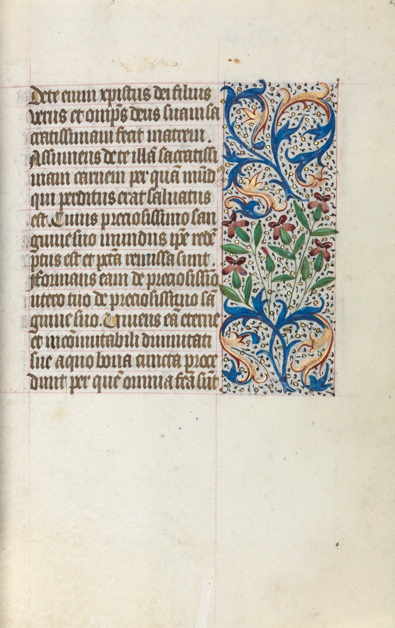 Book of Hours Use of Rouen: fol. 23r by Master of the Geneva Latini