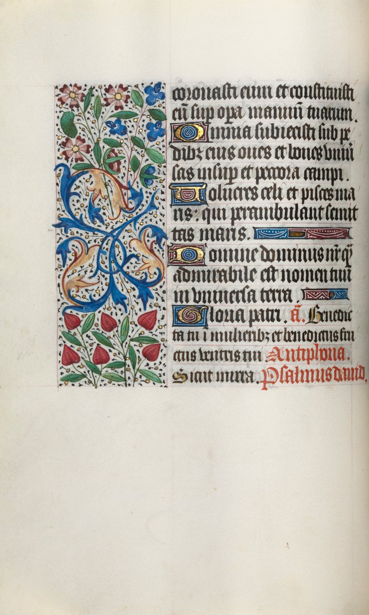 Book of Hours Use of Rouen: fol. 31v, c. 1470 by Master of the Geneva Latini