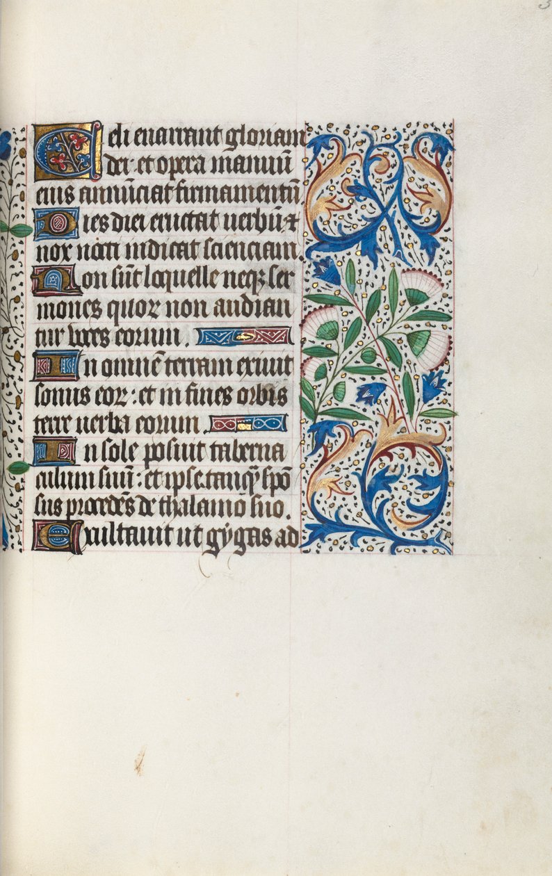 Book of Hours Use of Rouen: Fol. 32r, c. 1470 by Master of the Geneva Latini
