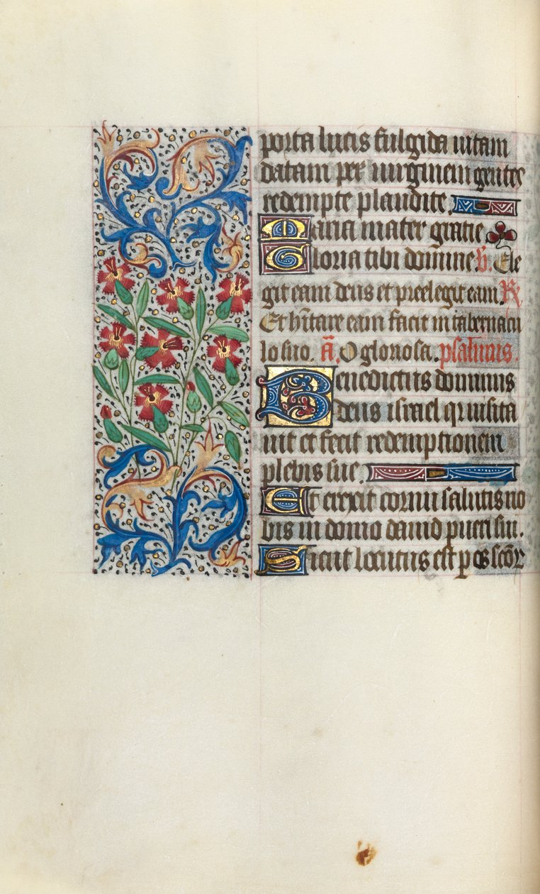 Book of Hours Use of Rouen: fol. 47v by Master of the Geneva Latini