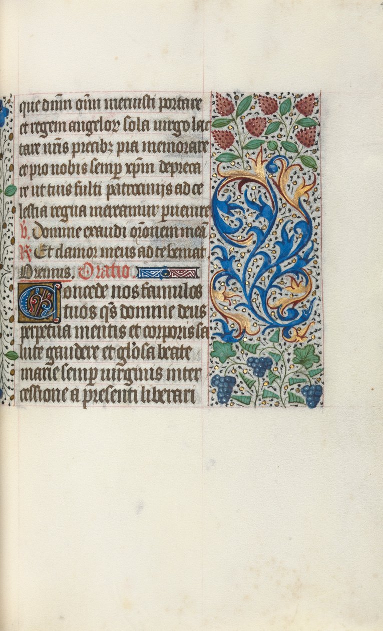 Book of Hours Use of Rouen: fol. 49r by Master of the Geneva Latini