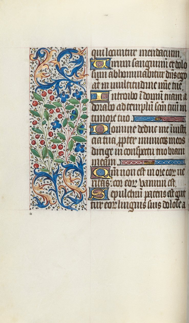 Book of Hours Use of Rouen: Fol. 52v by Master of the Geneva Latini