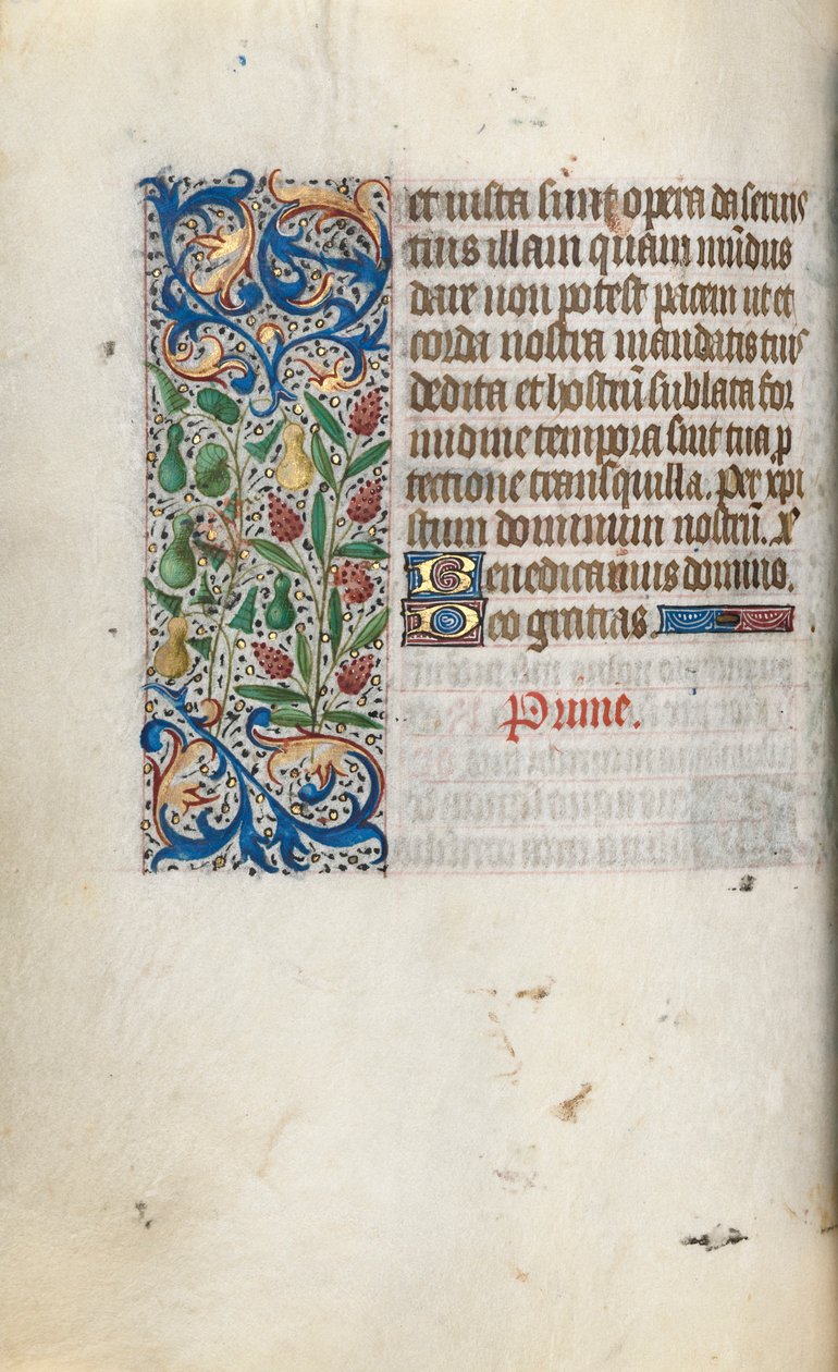 Book of Hours Use of Rouen: fol. 55v by Master of the Geneva Latini