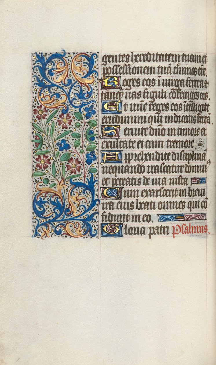 Book of Hours Use of Rouen: fol. 58v by Master of the Geneva Latini