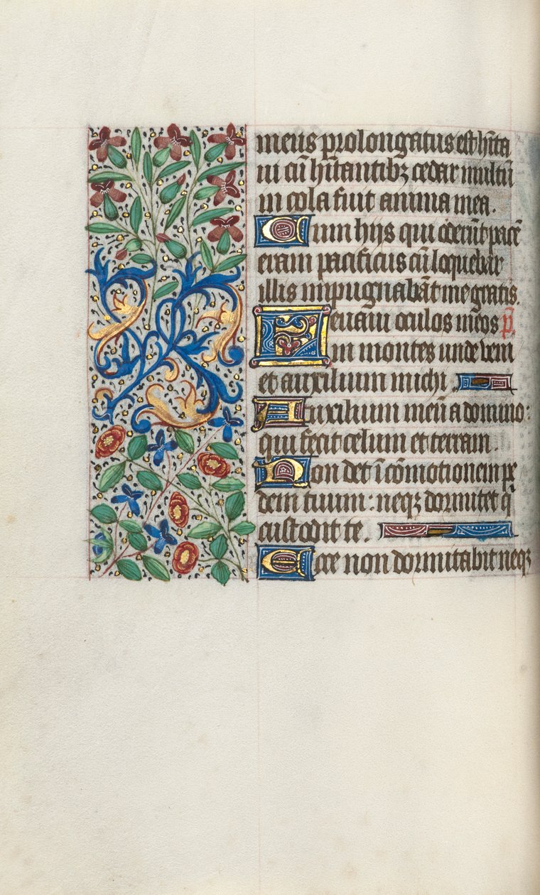 Book of Hours Use of Rouen: fol. 61v by Master of the Geneva Latini