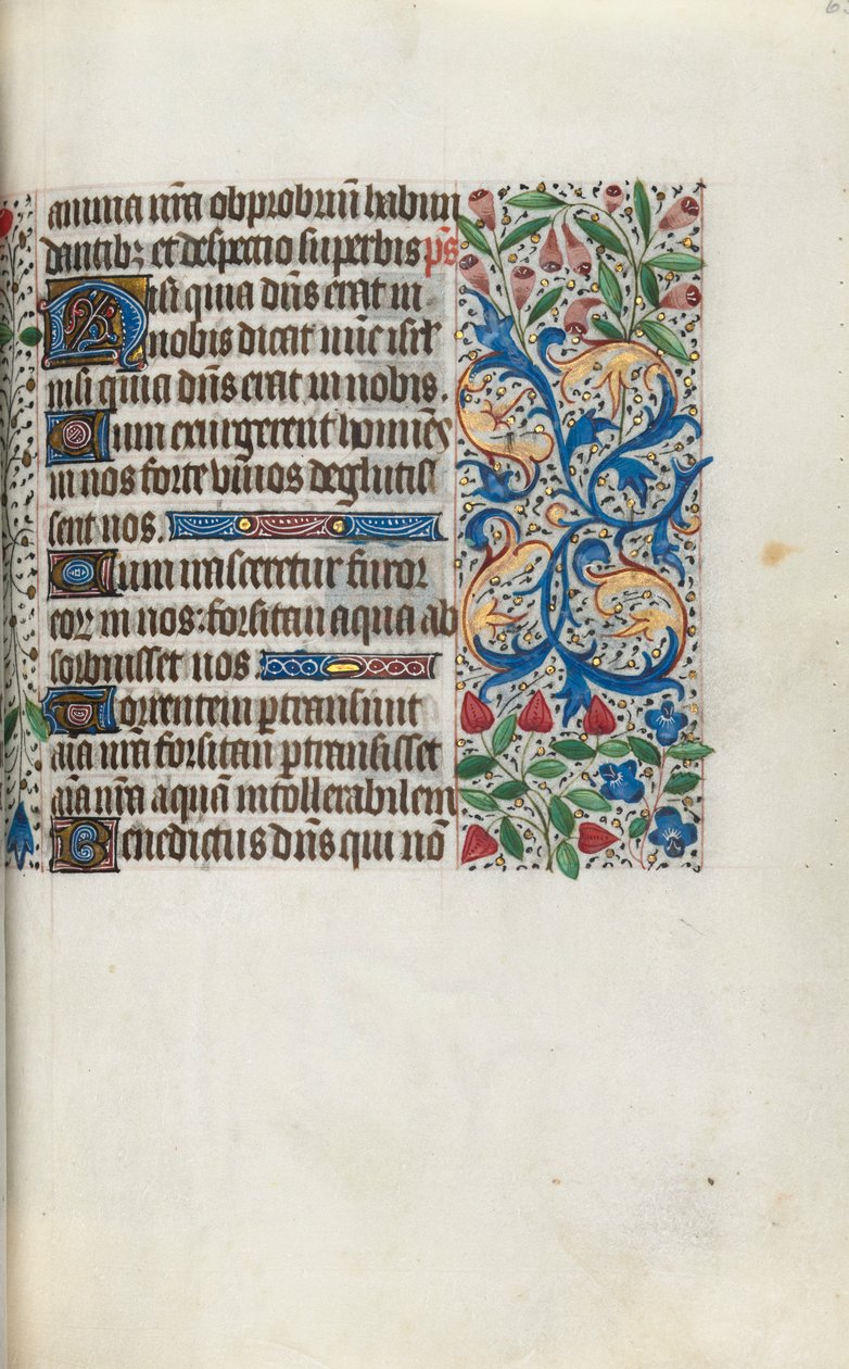 Book of Hours Use of Rouen: Fol. 65r, c. 1470 by Master of the Geneva Latini