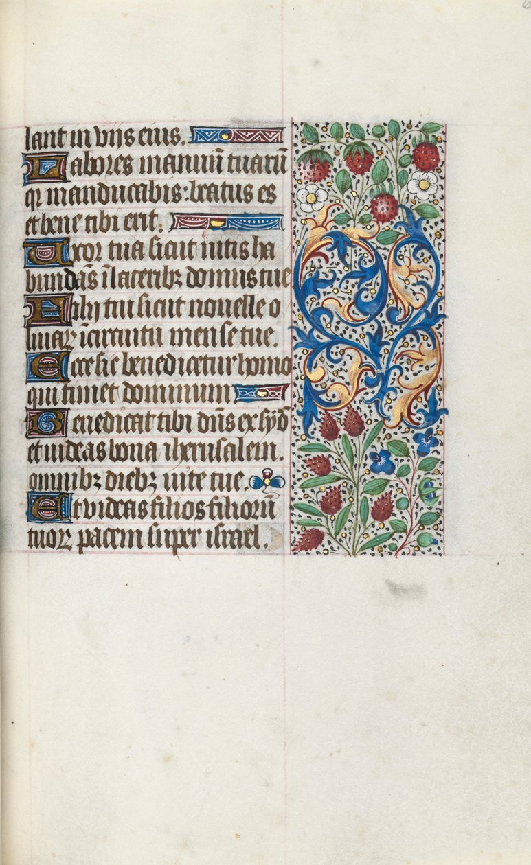 Book of Hours Use of Rouen: fol. 69r, c. 1470 by Master of the Geneva Latini