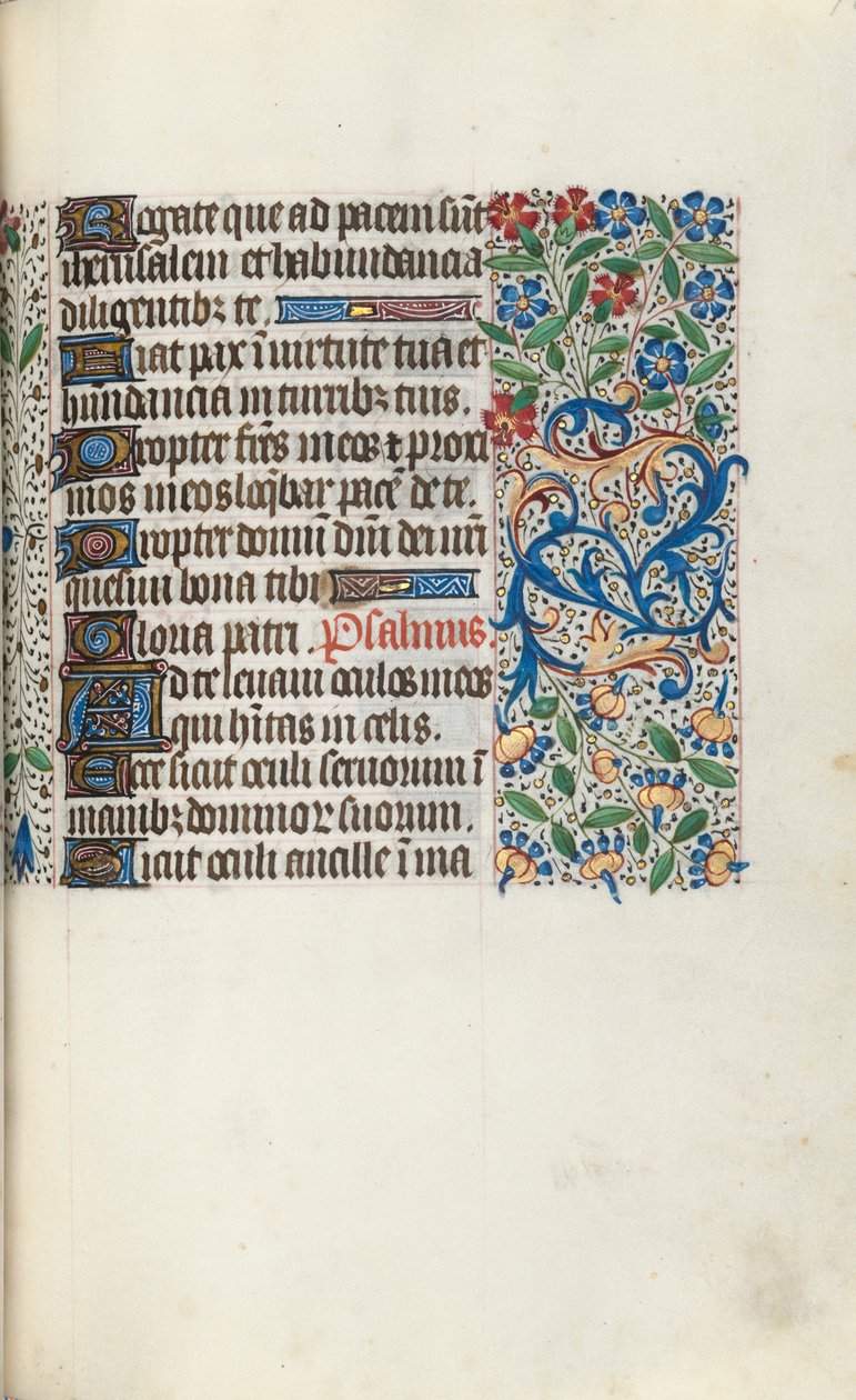 Book of Hours Use of Rouen: fol. 70r by Master of the Geneva Latini