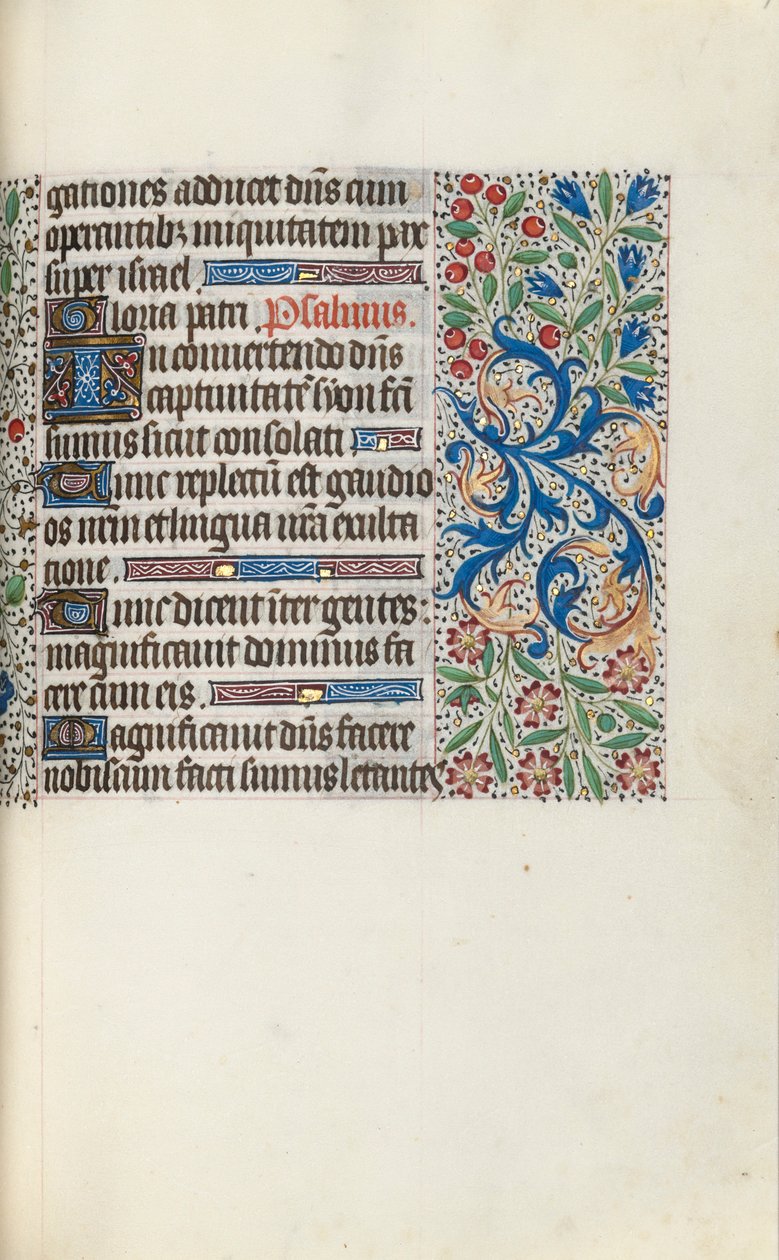 Book of Hours Use of Rouen: fol. 72r by Master of the Geneva Latini
