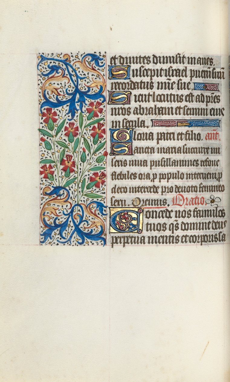 Book of Hours Use of Rouen: fol. 74v by Master of the Geneva Latini