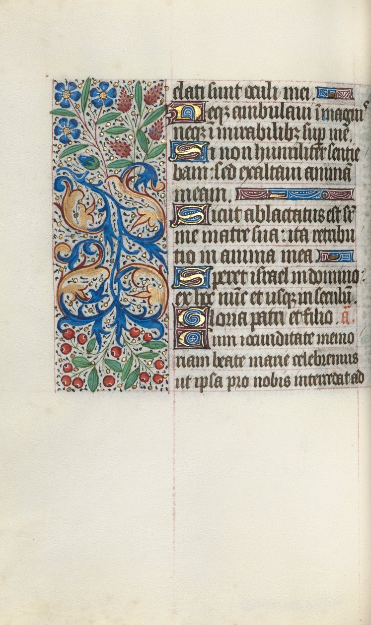 Book of Hours Use of Rouen: fol. 77v, c. 1470 by Master of the Geneva Latini