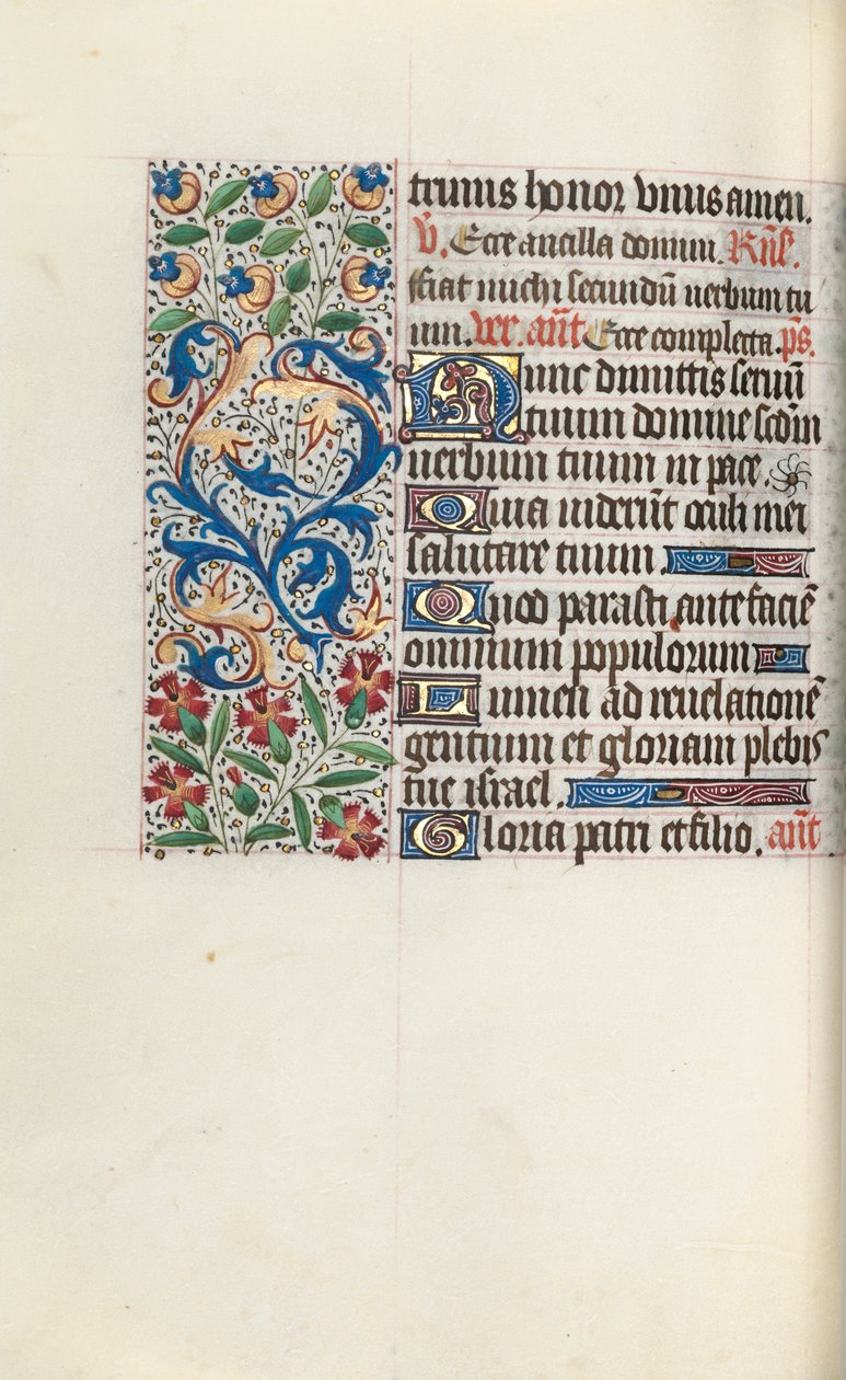 Book of Hours Use of Rouen: fol. 78v by Master of the Geneva Latini