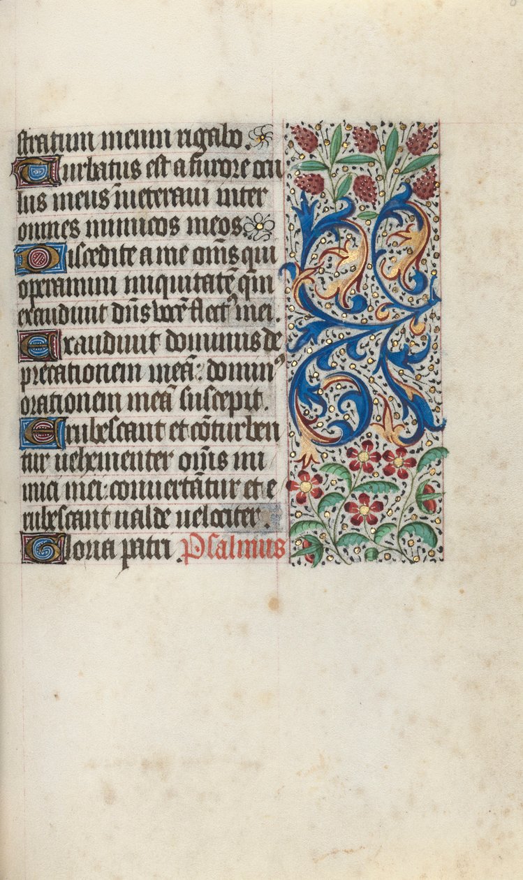 Book of Hours Use of Rouen: fol. 81r, c. 1470 by Master of the Geneva Latini