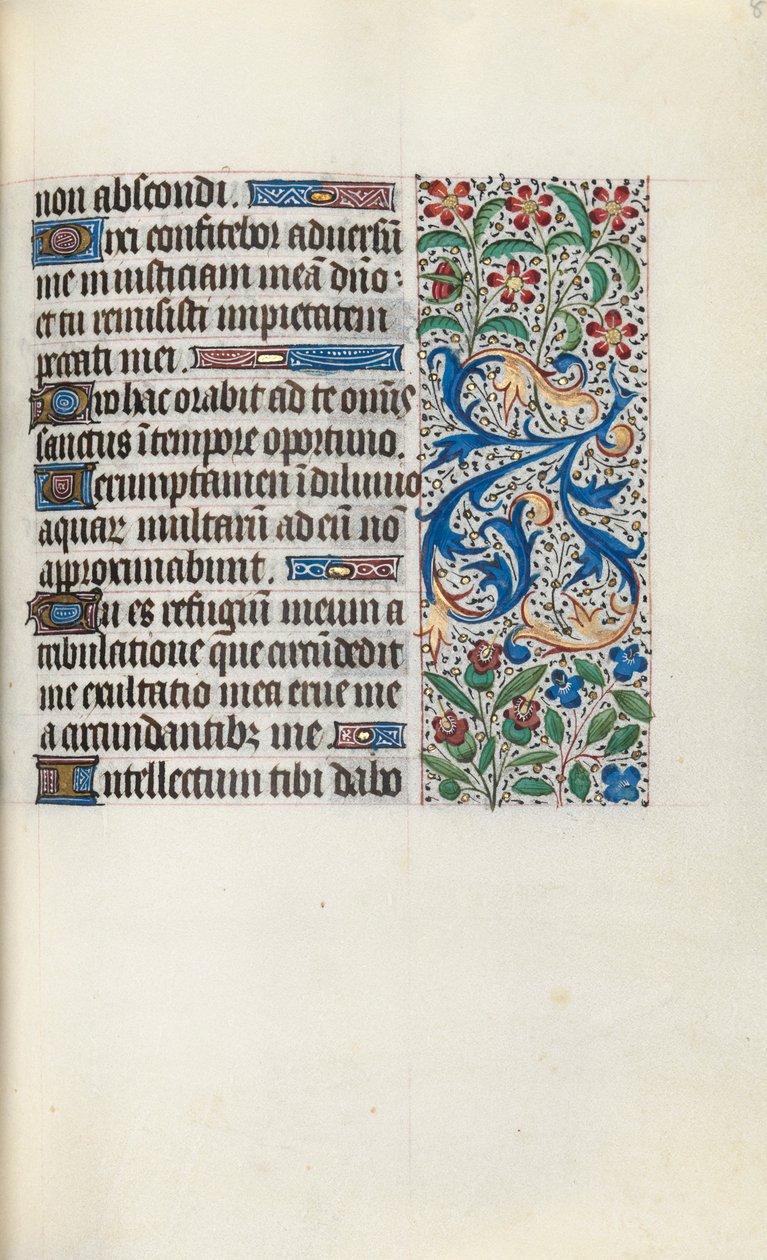 Book of Hours Use of Rouen: fol. 82r by Master of the Geneva Latini