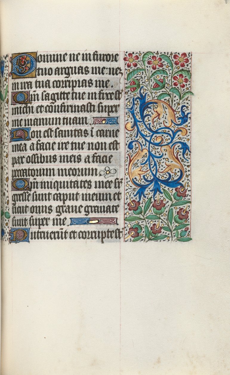 Book of Hours Use of Rouen: fol. 83r by Master of the Geneva Latini