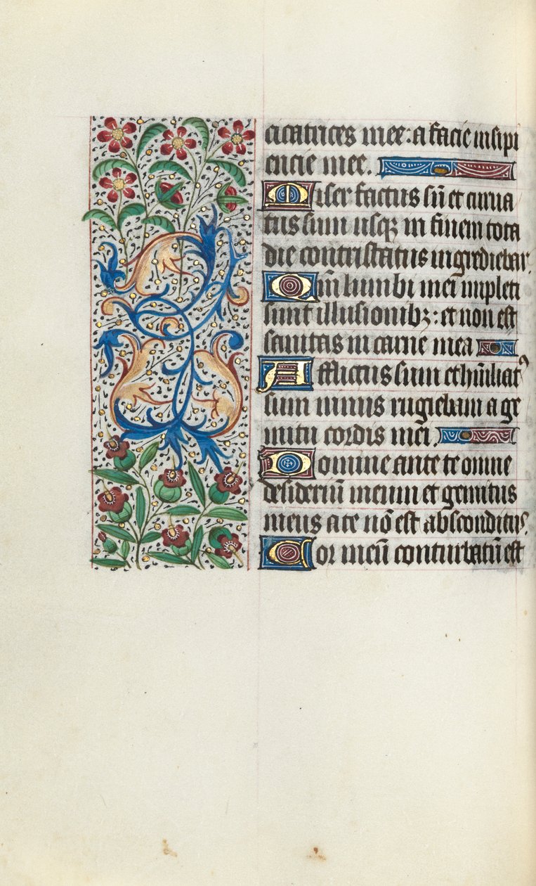 Book of Hours Use of Rouen: fol. 83v by Master of the Geneva Latini