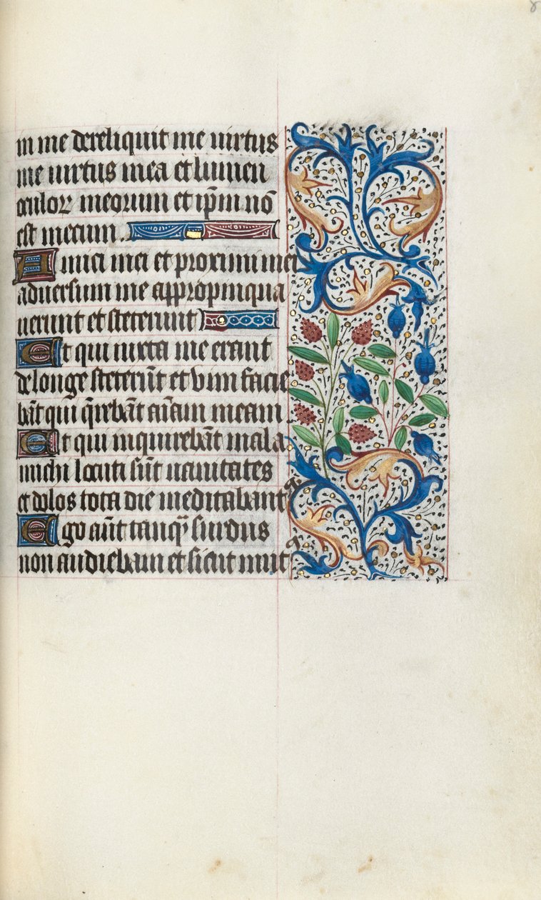 Book of Hours Use of Rouen: fol. 84r, c. 1470 by Master of the Geneva Latini