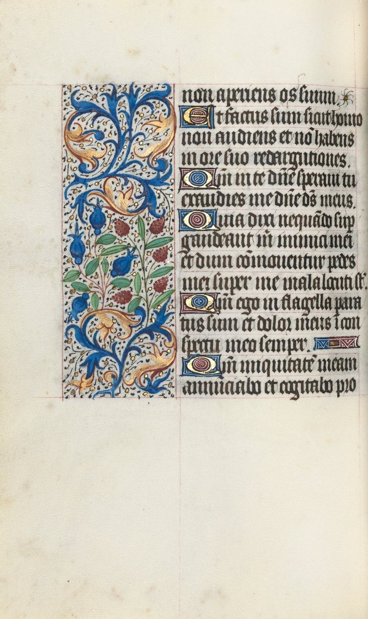Book of Hours Use of Rouen: fol. 84v, c. 1470 by Master of the Geneva Latini