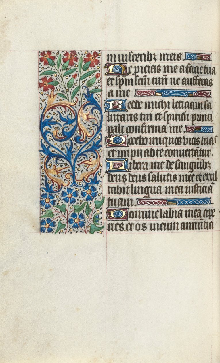 Book of Hours Use of Rouen: fol. 86v by Master of the Geneva Latini