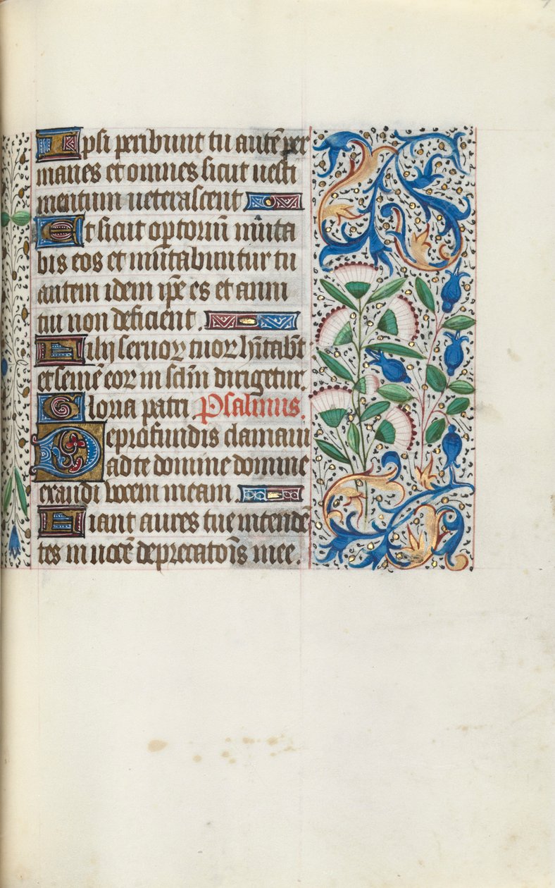 Book of Hours Use of Rouen: fol. 90r, c. 1470 by Master of the Geneva Latini